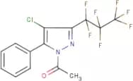 1-Acetyl-4-chloro-3-(heptafluoropropyl)-5-phenyl-1H-pyrazole