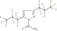 1-Acetyl-3,5-bis(heptafluoroprop-1-yl)-1H-pyrazole