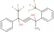 2-[2-(Trifluoromethyl)phenyl]-5-phenyl-6,6,6-trifluorohex-3-yne-2,5-diol
