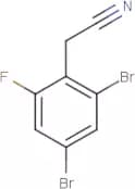 2,4-Dibromo-6-fluorophenylacetonitrile