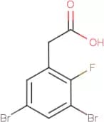 3,5-Dibromo-2-fluorophenylacetic acid