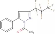 1-Acetyl-3-(heptafluoropropyl)-5-phenyl-1H-pyrazole