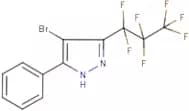 4-Bromo-3-(heptafluoroprop-1-yl)-5-(phenyl)pyrazole