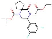 tert-Butyl 8-(3,5-difluorophenyl)-9-(2-ethoxy-2-oxoethyl)-10-oxo-6,9-diazaspiro[4.5]decane-6-carbo…