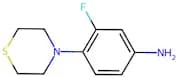 3-Fluoro-4-thiomorpholin-4-ylaniline