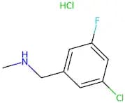 1-(3-Chloro-5-fluorophenyl)-N-methylmethanamine hydrochloride