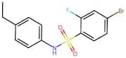 4-Bromo-N-(4-ethylphenyl)-2-fluoro-benzenesulfonamide