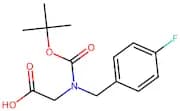 n-(Tert-butoxycarbonyl)-n-(4-fluorobenzyl)glycine