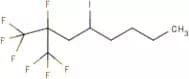 4-Iodo-1,1,1,2-tetrafluoro-2-(trifluoromethyl)octane