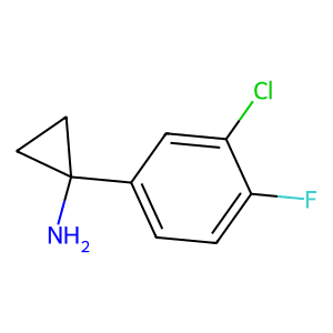 1-(3-Chloro-4-fluorophenyl)cyclopropanamine