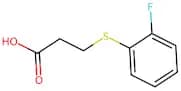 3-[(2-fluorophenyl)sulfanyl]propanoic acid