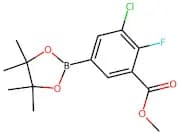 Methyl 3-chloro-2-fluoro-5-(4,4,5,5-tetramethyl-1,3,2-dioxaborolan-2-yl)benzoate