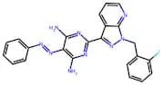 2-(1-(2-Fluorobenzyl)-1H-pyrazolo[3,4-b]pyridin-3-yl)-5-(phenyldiazenyl)pyrimidine-4,6-diamine