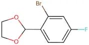 2-(2-Bromo-4-fluorophenyl)-1,3-dioxolane