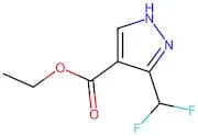 Ethyl 3-(difluoromethyl)-1H-pyrazole-4-carboxylate