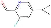 5-Cyclopropyl-3-fluoropicolinaldehyde