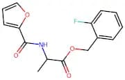 2-Fluorobenzyl (furan-2-carbonyl)alaninate