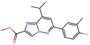 Methyl 6-(4-fluoro-3-methylphenyl)-8-isopropylimidazo[1,2-b]pyridazine-2-carboxylate