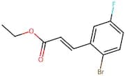 Ethyl (E)-3-(2-bromo-5-fluorophenyl)acrylate