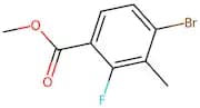 Methyl 4-bromo-2-fluoro-3-methylbenzoate