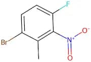 1-Bromo-4-fluoro-2-methyl-3-nitrobenzene