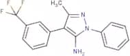 3-Methyl-1-phenyl-4-[3-(trifluoromethyl)phenyl]-1H-pyrazol-5-amine