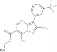 Ethyl 7-hydroxy-2-methyl-3-[3-(trifluoromethyl)phenyl]pyrazolo[1,5-a]pyrimidine-6-carboxylate