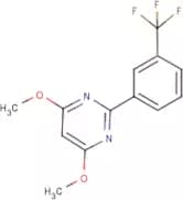 2-[(3-Trifluoromethyl)phenyl]-4,6-dimethoxypyrimidine