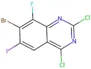 7-Bromo-2,4-dichloro-8-fluoro-6-iodoquinazoline