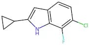 6-Chloro-2-cyclopropyl-7-fluoro-1H-indole