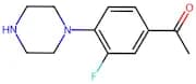 1-(3-Fluoro-4-(piperazin-1-yl)phenyl)ethan-1-one
