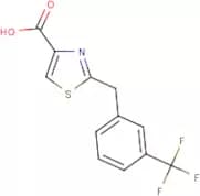 2-[3-(Trifluoromethyl)benzyl]-1,3-thiazole-4-carboxylic acid