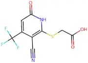 2-{[3-cyano-6-oxo-4-(trifluoromethyl)-1,6-dihydropyridin-2-yl]sulfanyl}acetic acid