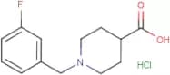 1-(3-Fluorobenzyl)piperidine-4-carboxylic acid hydrochloride