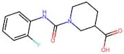 1-[(2-fluorophenyl)carbamoyl]piperidine-3-carboxylic acid
