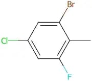 1-Bromo-5-chloro-3-fluoro-2-methylbenzene