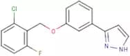3-{3-[(2-Chloro-6-fluorobenzyl)oxy]phenyl}-1H-pyrazole