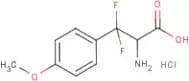 3,3-Difluoro-3-(4-methoxyphenyl)-DL-alanine hydrochloride