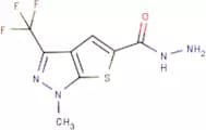 1-Methyl-3-(trifluoromethyl)-1H-thieno[2,3-c]pyrazole-5-carbohydrazide