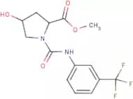 Methyl 4-hydroxy-1-{[3-(trifluoromethyl)anilino]carbonyl}-2-pyrrolidinecarboxylate