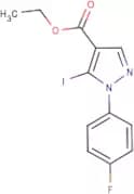 Ethyl 1-(4-fluorophenyl)-5-iodo-1H-pyrazole-4-carboxylate