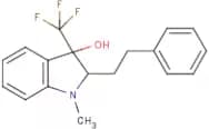 1-Methyl-2-phenethyl-3-(trifluoromethyl)-3-indolinol