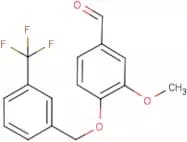 3-Methoxy-4-{[3-(trifluoromethyl)benzyl]oxy}benzaldehyde