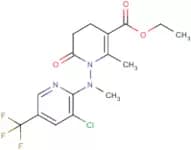 Ethyl 1-[[3-chloro-5-(trifluoromethyl)pyridin-2-yl](methyl)amino]-2-methyl-6-oxo-1,4,5,6-tetrahydr…