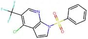 4-Chloro-1-(phenylsulfonyl)-5-(trifluoromethyl)-1H-pyrrolo[2,3-b]pyridine