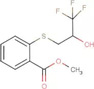 Methyl 2-[(3,3,3-trifluoro-2-hydroxypropyl)sulphanyl]benzenecarboxylate