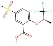 5-Methylsulfonyl-2-[((R)-2,2,2-trifluoro-1-methylethyl)oxy]benzoic acid methyl ester