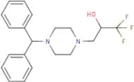 3-(4-Benzhydrylpiperazino)-1,1,1-trifluoropropan-2-ol