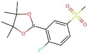 2-(2-Fluoro-5-(methylsulfonyl)phenyl)-4,4,5,5-tetramethyl-1,3,2-dioxaborolane