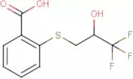 2-[(2-Hydroxy-3,3,3-trifluoroprop-1-yl)thio]benzoic acid